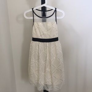 Cream Dress With Golden Sequins (14)